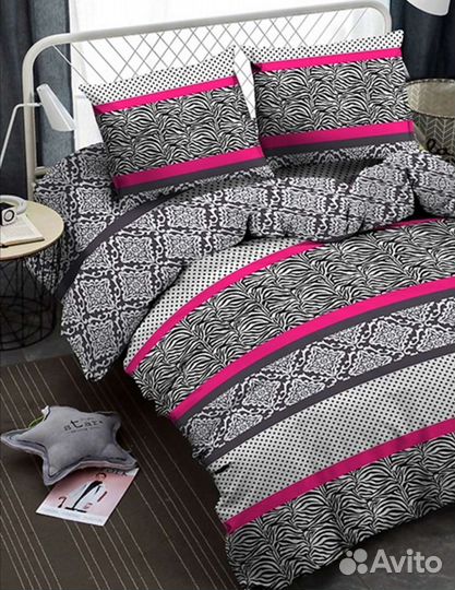 Белье постельное 2 сп и Евро, плед