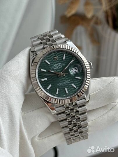 Rolex Datejust 41mm Mint Green Motif