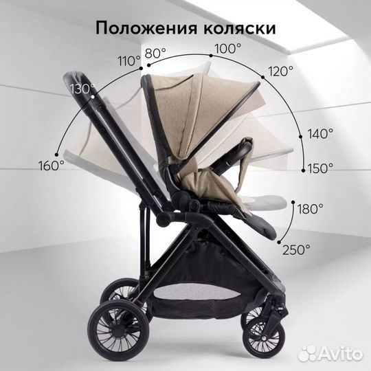 Коляска прогулочная Happy Baby Avery (новая)