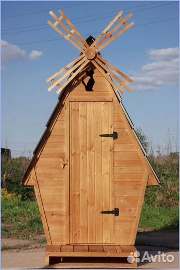 Дачный туалет деревянный LGS