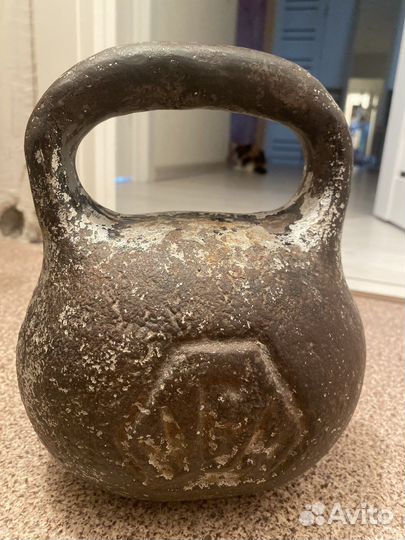 Гиря 16 кг СССР