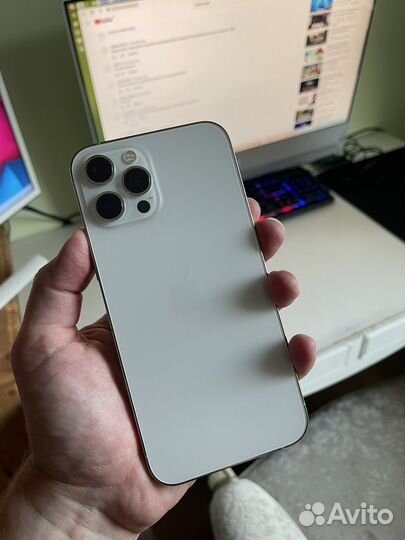iPhone 12 pro max 128 белый цвет