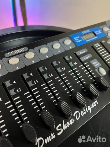 DMX контроллер «расческа» для световых приборов