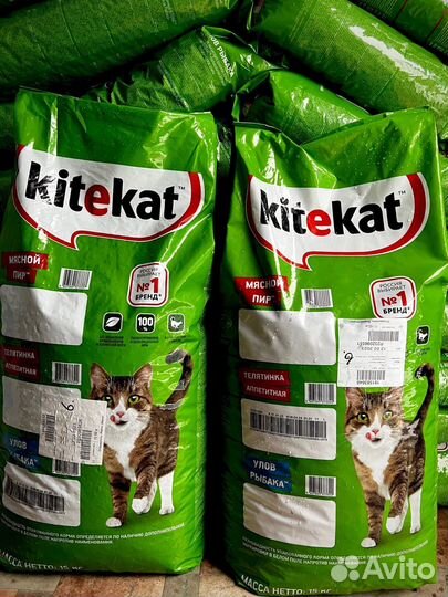 Кошачий корм Kitekat 15 кг