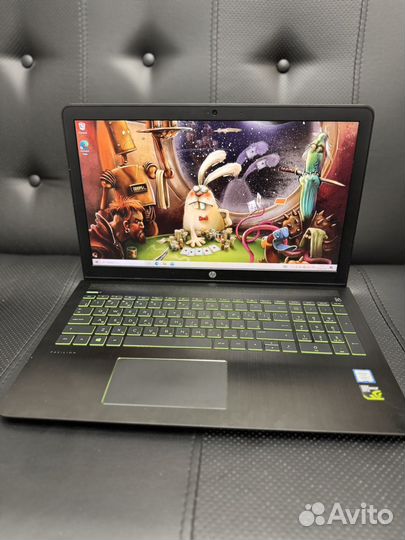 Игровой ноутбук HP core i7, GTX1050 4Gb