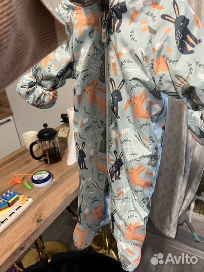 Зимний комбинезон для мальчика 56-62