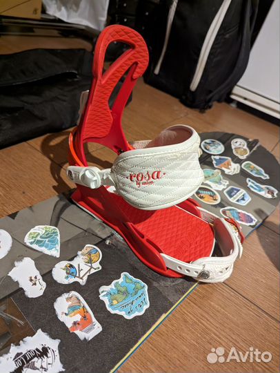 Сноуборд burton 148 крепления + чехол и ботинки