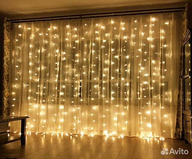 Гирлянда штора