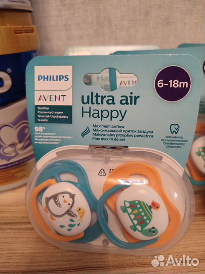 Avent ultra air night авент новые соски пустышки