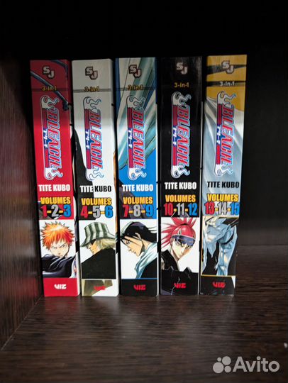 Блич комплект Манги 1-15 тома от VIz