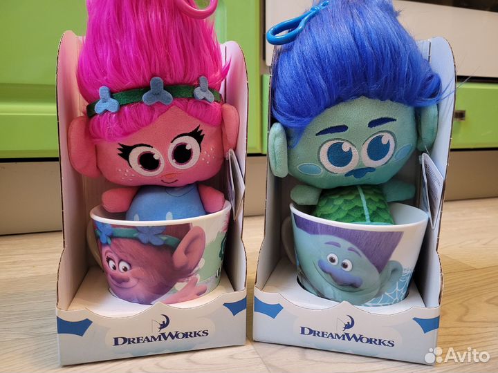 Подарки Игрушка-брелок в кружке Тролль Розочка