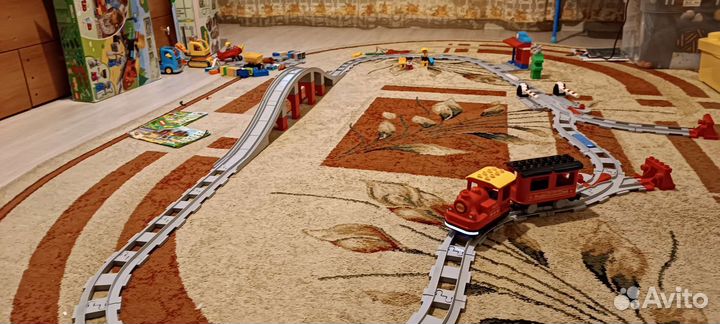 Lego duplo поезд на паровой тяге