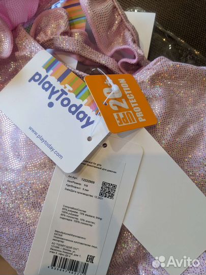 Купальник для девочки 104-110 новый PlayToday