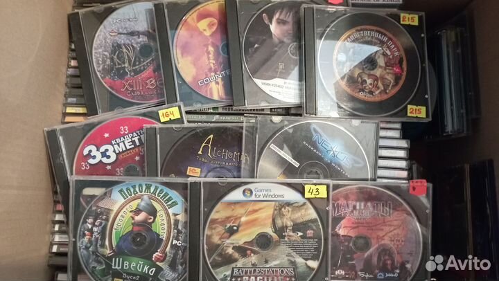 Компьютерные игры диски для пк, 100+ шт, за всё