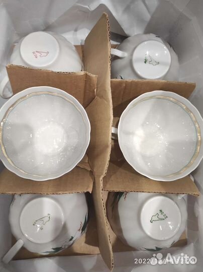 Сервиз чайный, хрусталь