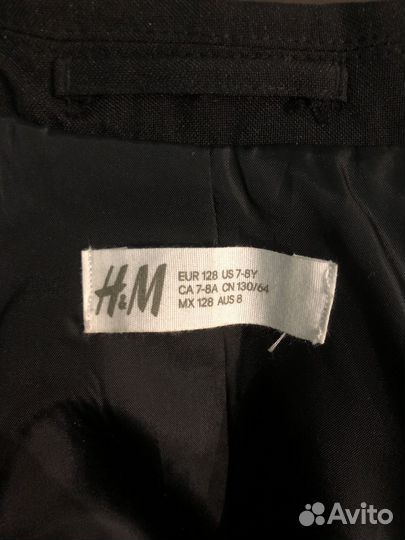 Пиджак детский для мальчика рост 128-130