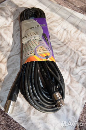 Кабель (15м) XLR x XLR