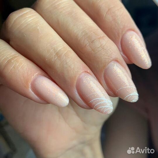 Маникюр + гель лак, наращивание, педикюр