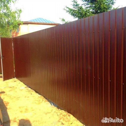 Забор из профнастила