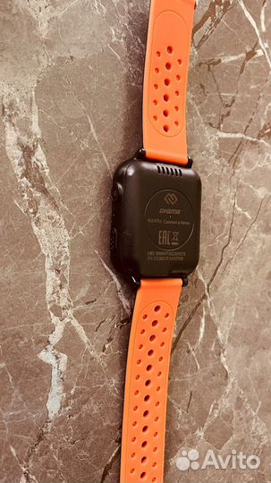 Часы с GPS трекером Digma Kid K7m Black/Orange