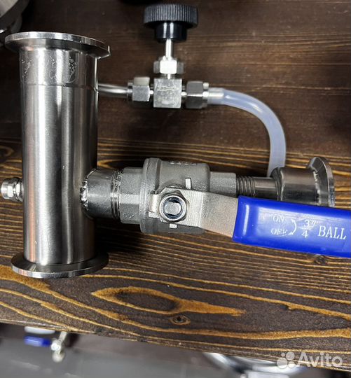 Узел отбора по пару и жидкости 1,5 и 2 дюйма