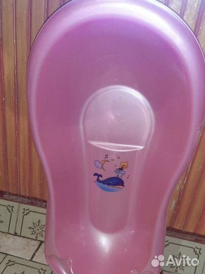 Ванночка для купания с горкой