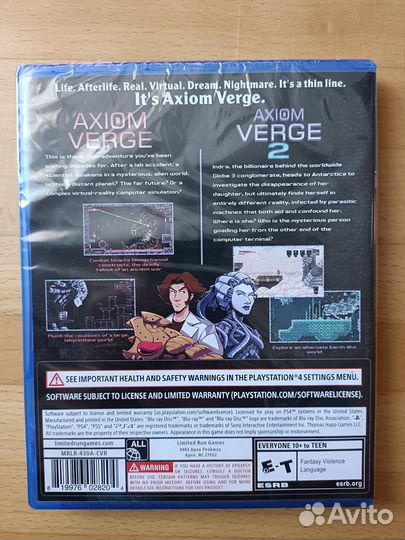 Axiom Verge 1 & 2 Double Pack PS4