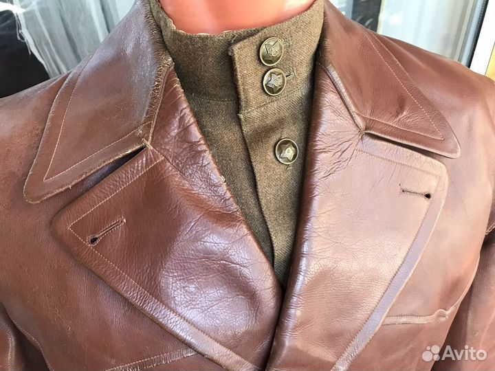 Кожаный плащ ркка ремни кобуры