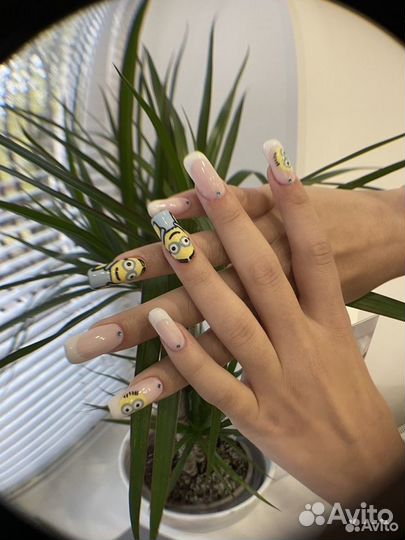 Маникюр-педикюр (покрытие Шеллак, френч)