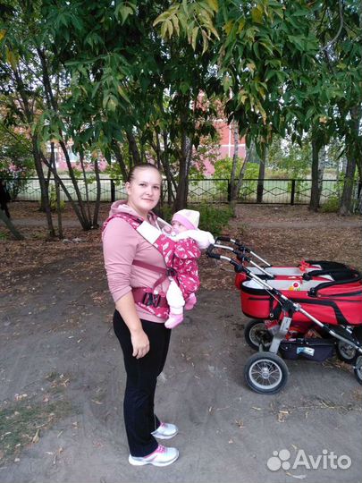 Рюкзаки кенгуру для детей спортбэби, красные