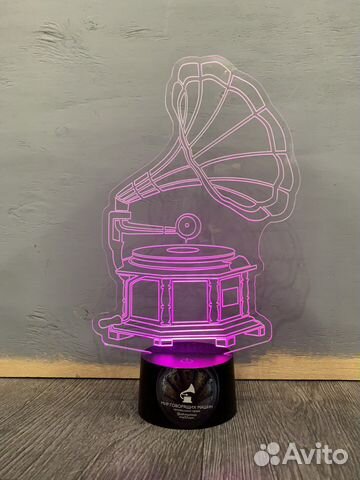 Лампа светодиодная Ночник - Граммофон