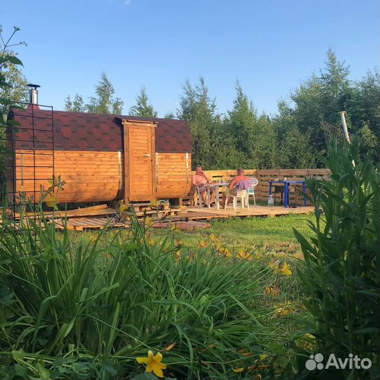 Баня бочка