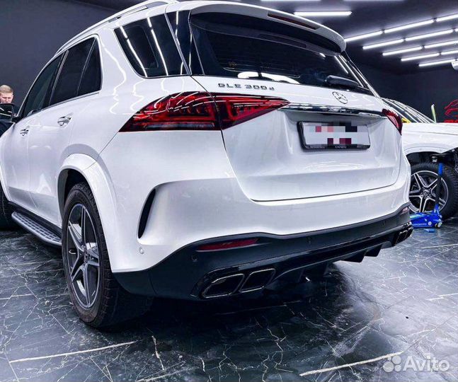 Обвес в стиле GLE 63 S AMG с силовыми порогами