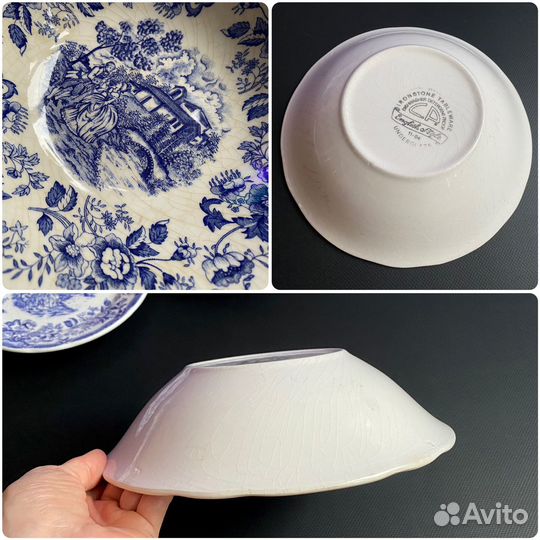 Винтажная тарелка Англия Promogros English Style