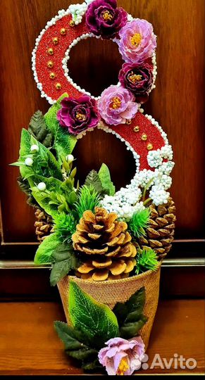 Поделка на 8 марта