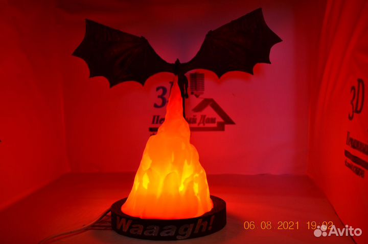 Ночник Дракон из игры престолов