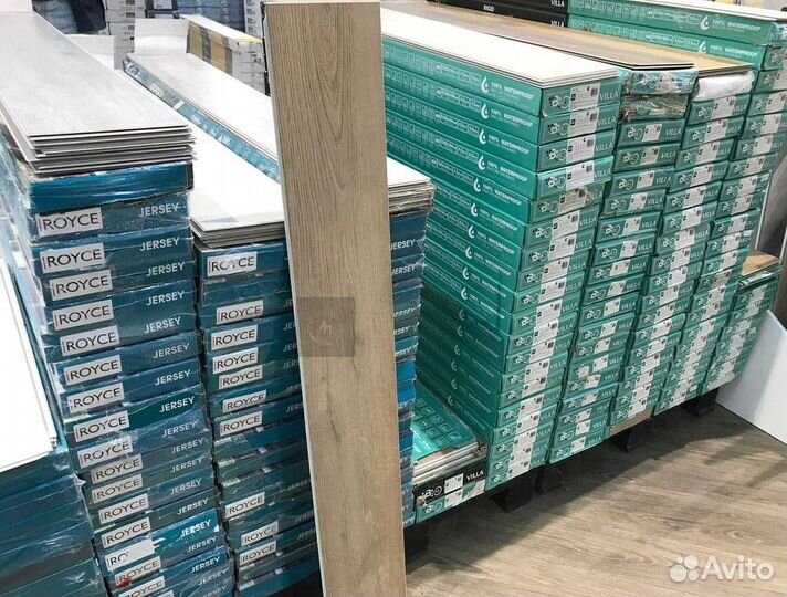 Кварвиниловая плитка / Доставка и установка