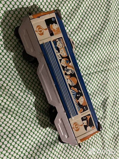 Игрушка автобус СССР стариное железная