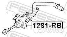 1281-RB цилиндр сцепления главный Hyundai Sola