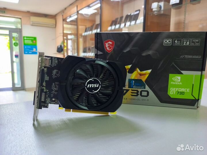Видеокарта MSI GeForce GT 730 N730K-4GD3/OCV1 4Gb