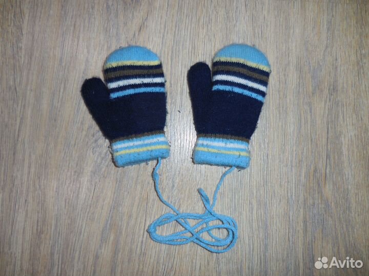 Варежки Очень Тёплые(на Завязочках) на 1,5-3 года