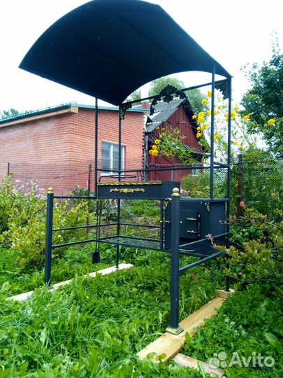 Беседка с мангалом