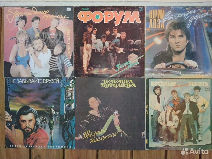 Много грампластинок СССР