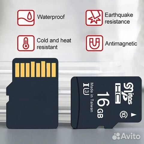 Карта micro SD 16 Гб, 32 гб, 64Gb, 128Gb Class 10