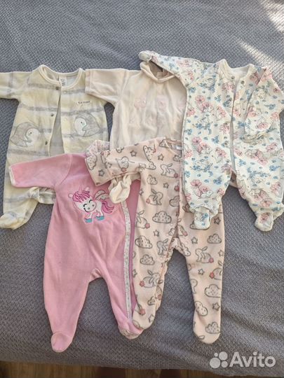 Пакет брендовых вещей для новорожденных 50-56