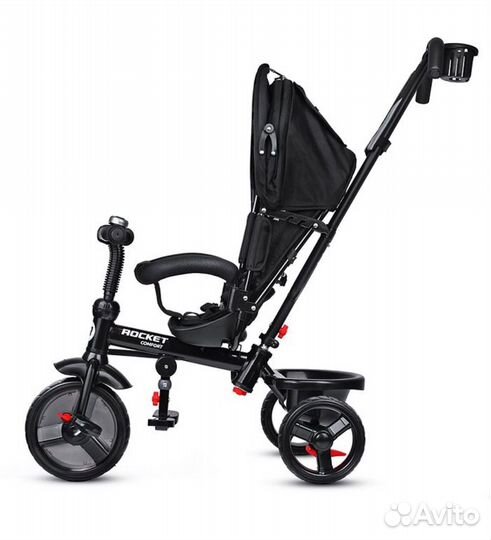 Трехколесный велосипед с ручкой