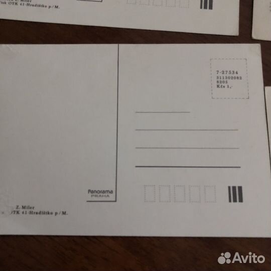 Открытки из мультфильмов Чехословакия