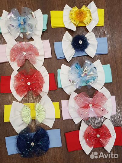 Повязки разные на голову для девочки