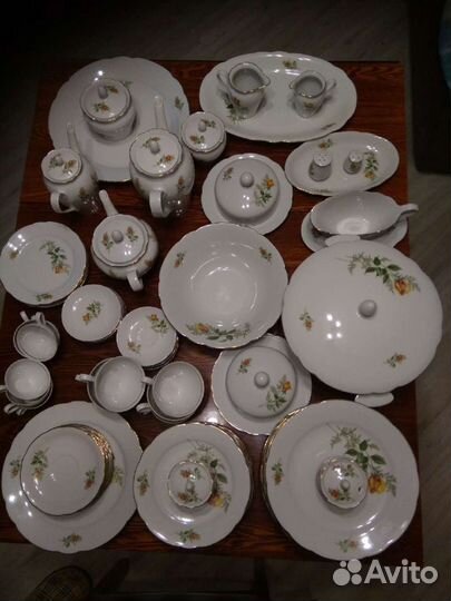 Сервиз столовый гдр посуда