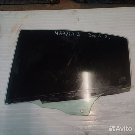 Стекло заднее левое правое двери Мазда 3бк